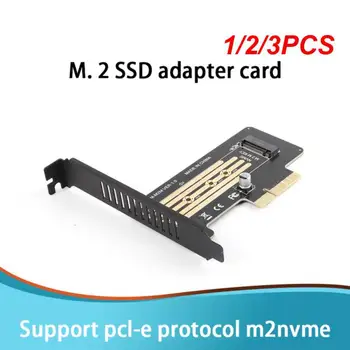 1/2/3PCS адаптер черен Nvme Ngff към Pcie 4x Pdm2-r2.0 M2 двоен диск M.2 SSD Sata за Tishric интерфейсна карта Mb ключ Led преносим