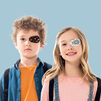 10Pcs Лепило Лепенки за очи Превръзка за деца Момичета Момчета за амблиопия Мързелива защита на очите Зрение