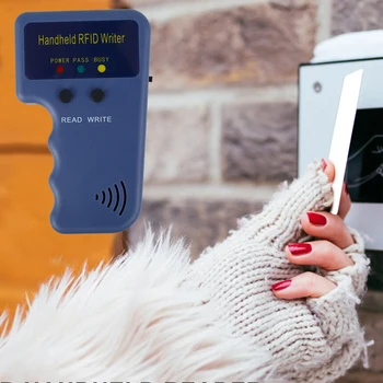 125KHz RFID карта копирна преносим ръчен писател лична карта дубликатор с 5 карти ID ключ четец за домашен контрол на достъпа