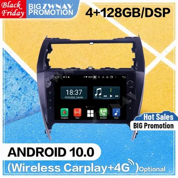 128G DSP Carplay Android екран плейър за Toyota Camry 2012 2013 2014 2015 2016 2017 GPS Navi Auto Radio Audio Stereo Head Unit
