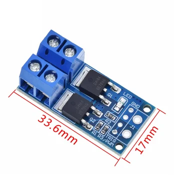 15A 400W MOS FET Trigger Switch Drive Module PWM регулатор Контролен панел за arduino