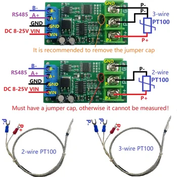 -20-400 по Целзий PT100 термодвойка температурен детектор RTD сензор тестер конвертор RS485 Modbus RTU