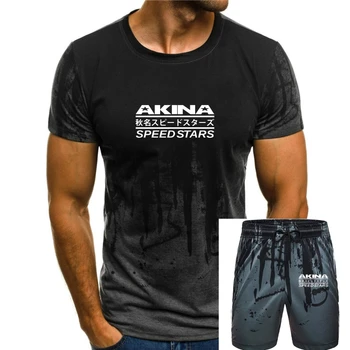 2018 Лятна нова готина тениска Akina Speedstars Initial D 2 T Shirt 100% памучна памучна тениска