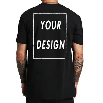 2023 Персонализирана тениска за мъже Жени Направи си сам логото си Печат Оригинален дизайн Високо качество плюс размер 100% памук T ризи Подаръци за рожден ден