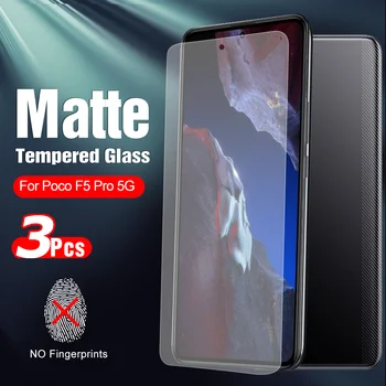 3Pcs матов екран протектор закалено стъкло за Xiaomi Poco F5 Pro 5G Pofo F5Pro F 5 PocoF5 PocoF5Pro 2023 6.67'' матирано стъкло