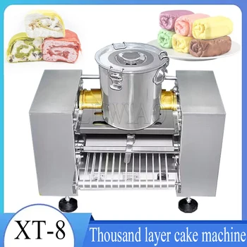 Automatic Thousand Layer Cake Pancake Skin Making Commercial Towel Roll Skin Maker