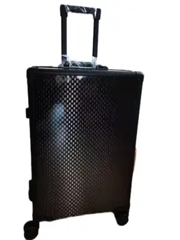 Carbon fiber smart cabin теглич случай, ръчен багаж, с USB зареден твърд калъф багаж