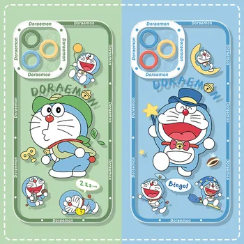 Cartoon D-Doraemon Мек силиконов калъф за Infinix Note 8 8i 10 11 Pro 12 Play 2023 Smart 4 5 6 HD Plus 7 ZERO X Neo Clear Cover