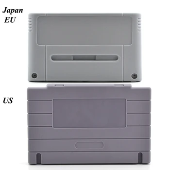 Game Cartridge Replacement Plastic Shell For SNES game Console card 16bit game card shell (US / JP / EU Version)