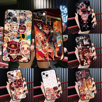 Jibaku Shounen Hanako kun Аниме калъф за iPhone 15 13 14 Pro Max 11 12 Pro Max XS XR X 8 7 Plus SE 2020 13 12 Мини капак Coque