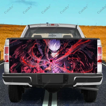 Jujutsu Kaisen аниме печат кола опашка багажника защита Vinly обвивка стикер Decal кола страничен декор стикер за SUV офроуд пикап