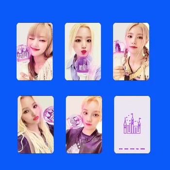 Kpop Idol 5pcs/set Lomo Cards (G)I-DLE Lightstick Pouch Ver2.0 Photocards Photo Card Postcard for Fans Collection
