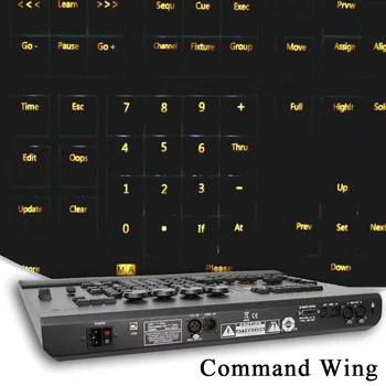 MA2 командно крило осветление контролер етап светлини конзола движеща се глава DMX512 парти 2048 параметри професионален на PC контролер