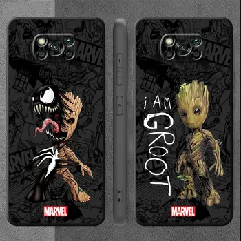Marvel Groot Калъф за бебешки телефон за Huawei Y9 2019 Y8s Y9a Y7 Y6 Nova 9 SE Y90 Y60 Y61 Y70 Plus 11 Pro 10 SE 8i Y6p TPU мека корица
