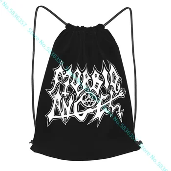 Morbid Angel Death Metal Logo Шнур раница Bookbag раница спортен стил езда раница спортна чанта
