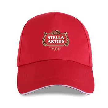 New Stella ARTOIS BELGIAN LAGER-Beer Logo Men Grey White S-XXL- покажи оригиналното заглавие Бейзболна шапка Free Sh