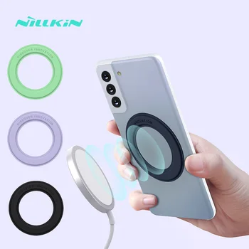 NILLKIN SnapHold магнитен стикер за iPhone 13 12 Pro Max безжично зарядно за кола подложка стик силиконов държач за Samsung S21 Ultra