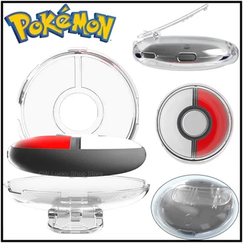 Pokemon Crystal Shell Case за Pokeball GO Plus + PC Прозрачен защитен твърд калъф с клипове Преносими аксесоари Shell подарък