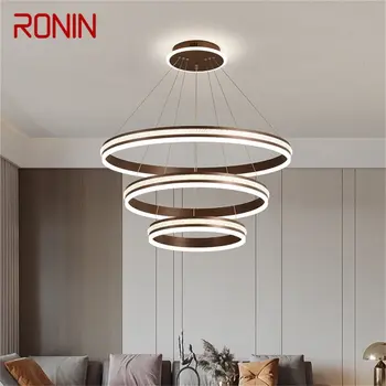 RONIN Nordic висулка светлини съвременен луксозен кръг дома LED лампа тела за декорация