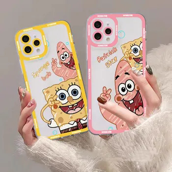 S-SpongeBobs P-Patricks Звезден калъф за Samsung Galaxy A52 A72 A73 A71 A53 A51 A50 A42 A33 A32 A31 A30 A23 A22 A21S A20S A13 капак