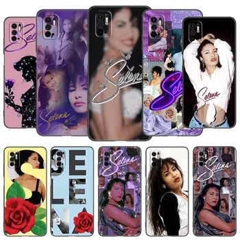 Selena Quintanilla Калъф за телефон за Xiaomi Redmi Note 7 8 9 10 11 8T 10T 9S 10S 11S 4G 11E 11T Pro 5G Soft TPU черен капак