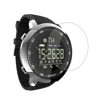 Smartwatch закалено стъкло защитно фолио ясно охрана за LOKMAT MK18 Bluetooth смарт часовник LCD дисплей екран протектор капак