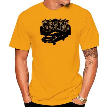Supernatural Girls Juniors T-Shirt - Bobby Singer Salvage Yard Car Logo Image