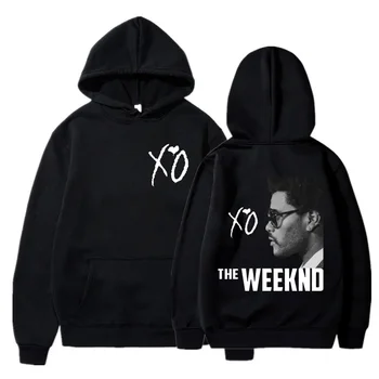 The Weeknd XO албуми печат суитчър унисекс софтстайл реколта хип-хоп облекло качулки мъжка мода извънгабаритни пуловери качулка