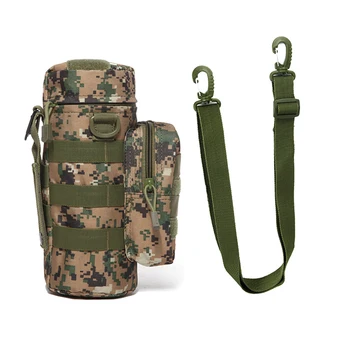 Travel Tool Kettle Set Открит тактически военни Molle система водни чанти рамо бутилка притежателя EDC многофункционални бутилка торбичка