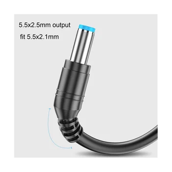USB C тип C PD към 12V захранващ кабел за безжичен рутер лаптоп LED лента високоговорител CCTV камера DVR 1.2M