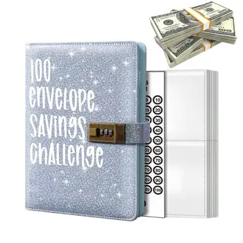 Бюджетни листове Пликове A6 Спестовно предизвикателство Книга Спестяване на пари Бюджетна папка Преносими спестовни предизвикателства Книга за спестяване 5 050