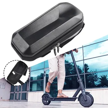 Електрическа чанта за скутери PU водоустойчиви чанти за съхранение на велосипеди Голям капацитет електрически скейтборд предна дръжка висящи чанта аксесоари