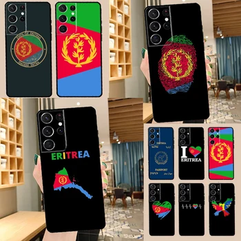 Еритрея флаг телефон случай за Samsung Galaxy S22 S23 S21 Ultra S20 FE S8 S9 S10 Plus бележка 10 20 Ultra капак