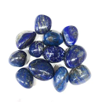 Естествен полиран син лапис лазули кристал tumbled скъпоценен камък за декорация