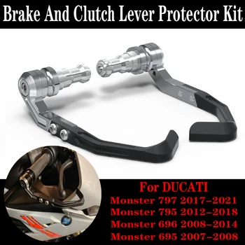 За Ducati Monster 695 696 795 797 2007-2021 Комплект за защита на лоста на спирачката и съединителя
