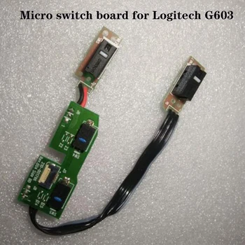 За Logitech странични ключове съвет бутон PCB- дънна платка заваряване безплатно геймърска мишка аксесоари събрание за Logitech G603 микро превключвател