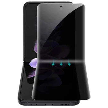 За Samsung Galaxy Z Flip3 4 5G защита на екрана за поверителност матово антишпионско хидрогелно фолио за Samsung Galaxy Galaxy Z Fold4 3 5G