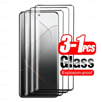 За Xiaomi 14 Pro 5G извито стъкло 1-3Pcs закалено стъкло Xiaomi14Pro Xaomi Xiomi Mi 14Pro 2023 6.73'' екран протектор телефон филм
