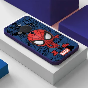 Калъф за телефон Marvel Spiderman за Huawei Mate 40 30 30E 20 10 Pro Plus Lite Honor 100 Pro X20 SE X30 X40 X50i меки калъфи