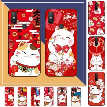 Китай Сладък калъф за телефон Lucky Cat за Redmi Note 4 X 5 A 6 7 8 T 9 9S 10 11 11S 11Epro Poco M3 pro