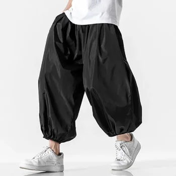 китайски стил случайни хлабав харем блумери японски harajuku мода ретро мъжки панталони ориенталски спортове джогинг панталони