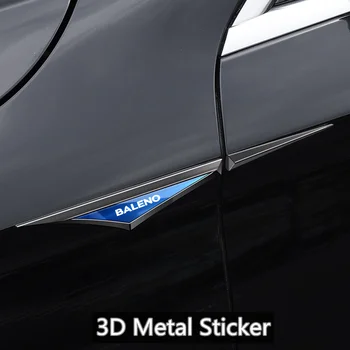 Метална сплав Auto врата багажника защита калник острие стикер анти надраскване стикер за Suzuki Baleno кола стайлинг