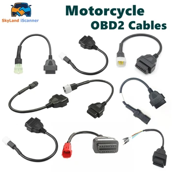 Мотоциклет диагностичен кабел мотоциклет OBD2 конектор за Yamaha Honda 4/6Pin за KTM 6pin CAN Moto OBD адаптер удължителен кабел