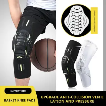 Нов баскетбол коляното подложки протектор лента лакът подкрепа баскетбол ръка ръкав дишаща безопасност спорт лакът подложка предавка подкрепа