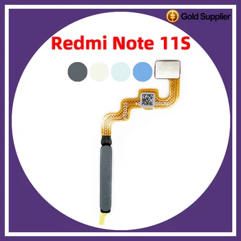 оригинален за Xiaomi Redmi Забележка 11S 4g 5g сензор за пръстови отпечатъци скенер Touch ID Connect Дънна платка Home бутон Flex кабел