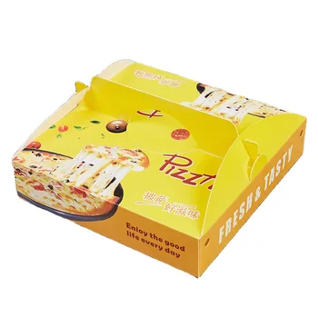  персонализиран продуктПерсонализирани печатни кутии за пица с лого 12 инчова екологична кутия за съхранение храна за вкъщи пакет храна