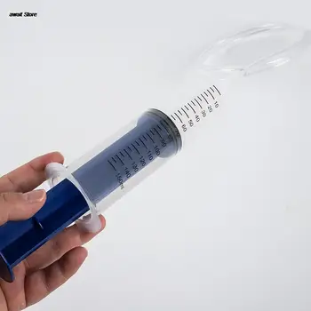 Пластмасова спринцовка за многократна употреба Спринцовка с мехурчета Маслена спринцовка Маркуч за течност за спирачна течност 150cm