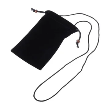 Покритие за BQ Mobile BQ-5046L Choice LTE (2020) с висулка на яката и тъкан за затваряне на лъка Soft Cloth-Black