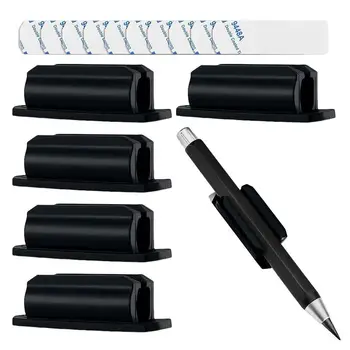 Придържайте се към държача за писалка Самозалепващ се държач за писалка Аксесоари за писане Работници Удобни приспособления за маси Бели дъски Стена
