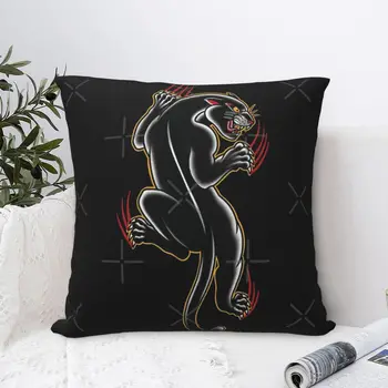 Традиционна татуировка пантера илюстрация възглавница случай възглавница покритие Kawaii за спалня хвърлят възглавници аниме калъфка за възглавници